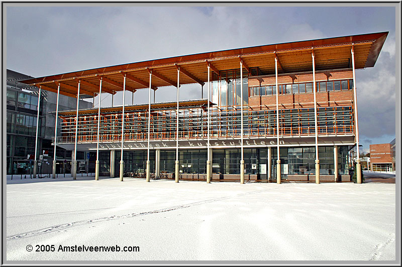 Amstelveen sneeuw Stadshart