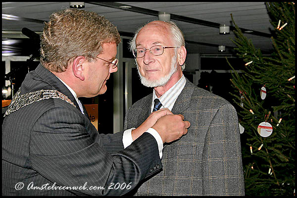 Burgemeester van Zanen en Eduard Geenhuizen