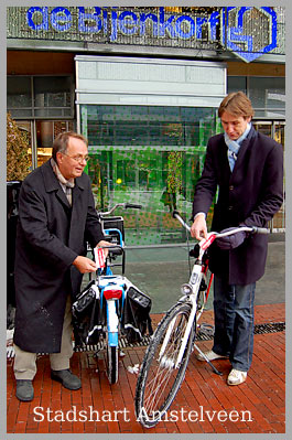 Fietssticker Amstelveen