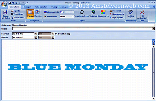 blue monday Amstelveen